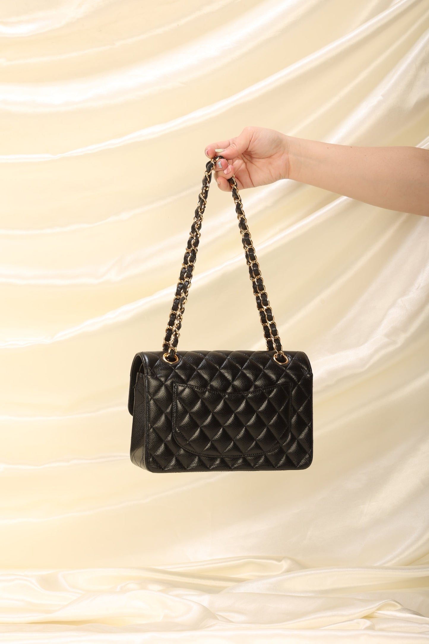Chanel 2020 Caviar Small Double Flap