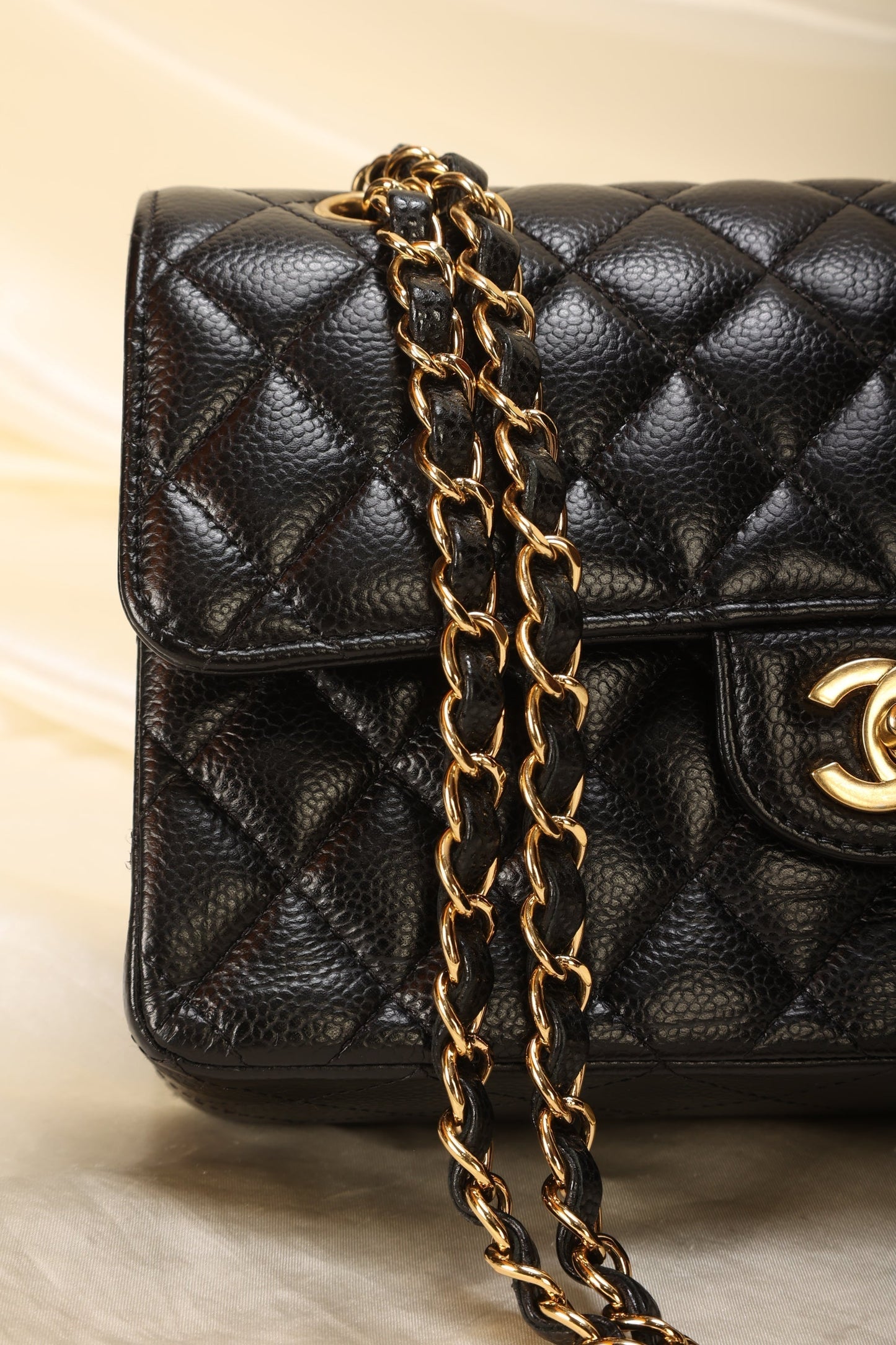 Chanel 2020 Caviar Small Double Flap