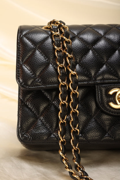 Chanel 2020 Caviar Small Double Flap