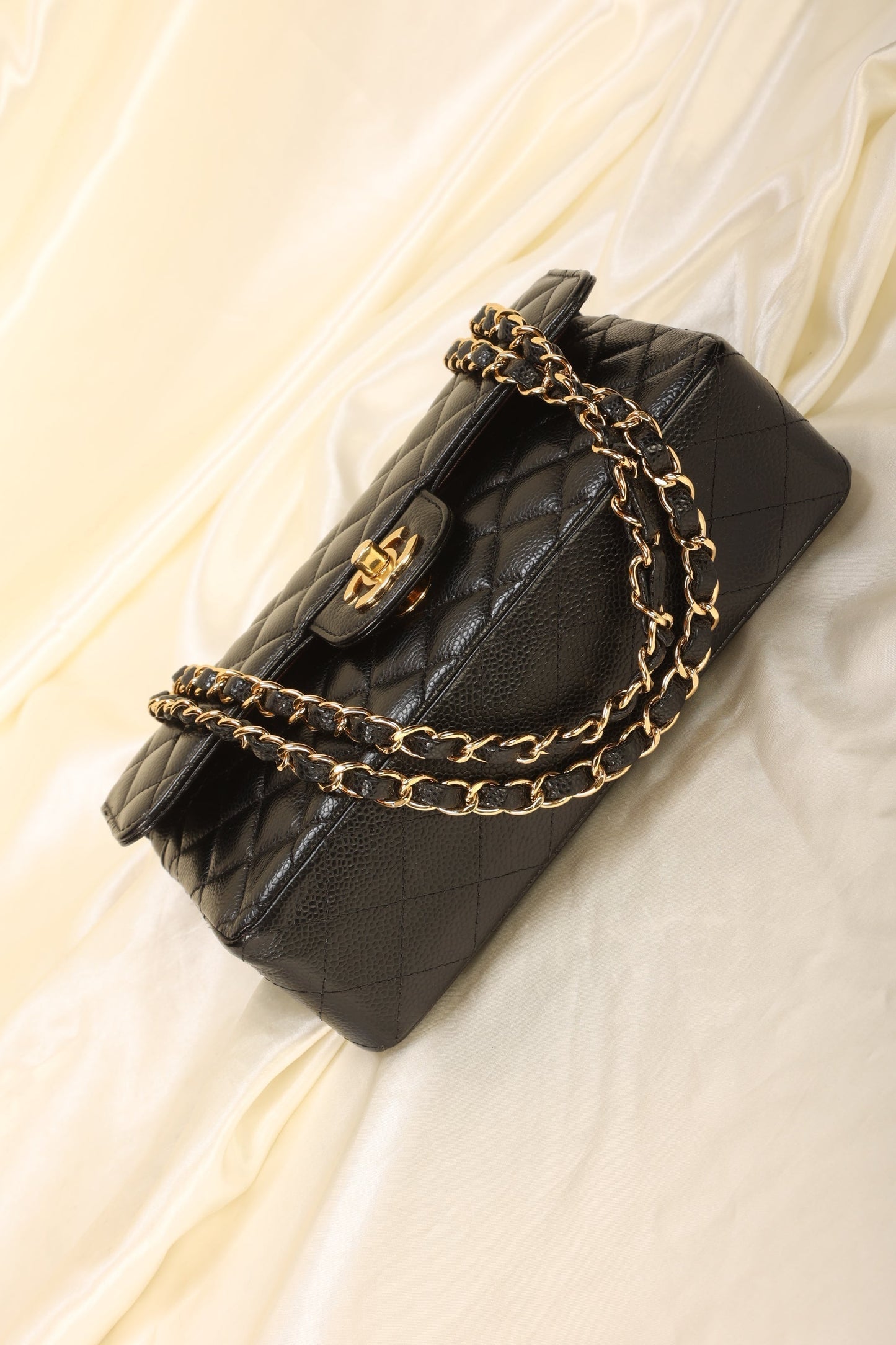 Chanel 2020 Caviar Small Double Flap