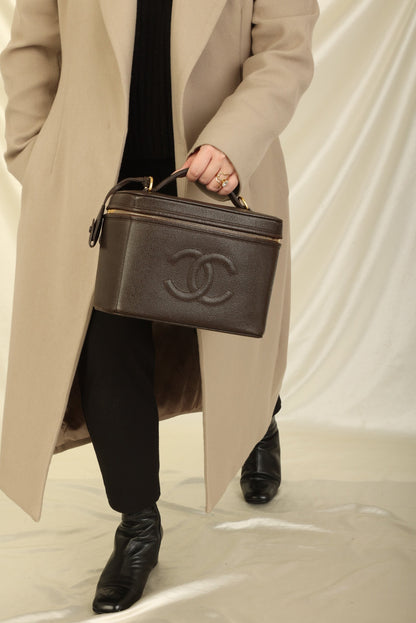 Chanel 1997 Caviar Vanity Case