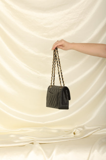 Chanel 2003 Caviar Small Double Flap