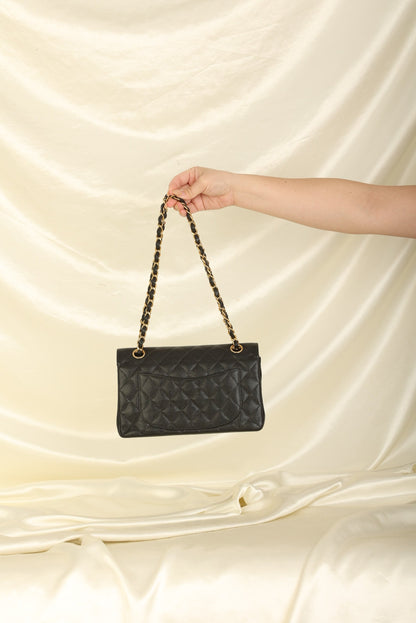 Chanel 2003 Caviar Small Double Flap