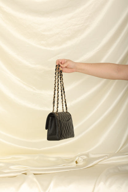 Chanel 2003 Caviar Small Double Flap