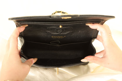 Chanel 2003 Caviar Small Double Flap