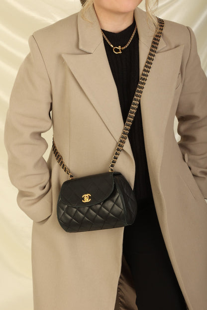 Extremely Rare Chanel 1994 Lambskin Multi Chain Bag