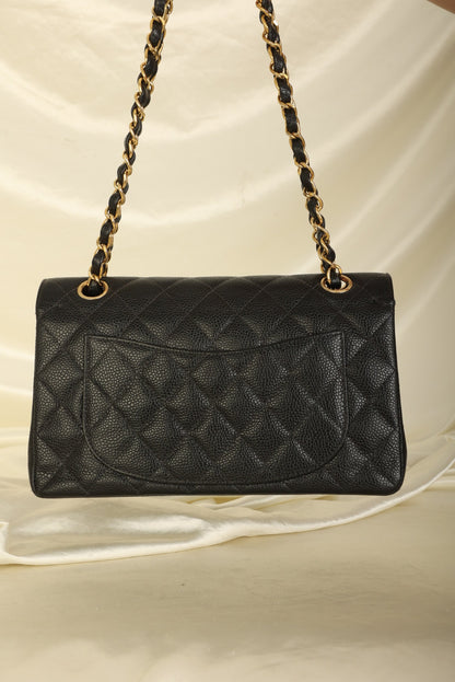 Chanel 2003 Caviar Small Double Flap