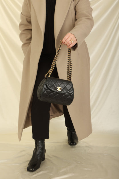 Extremely Rare Chanel 1994 Lambskin Multi Chain Bag