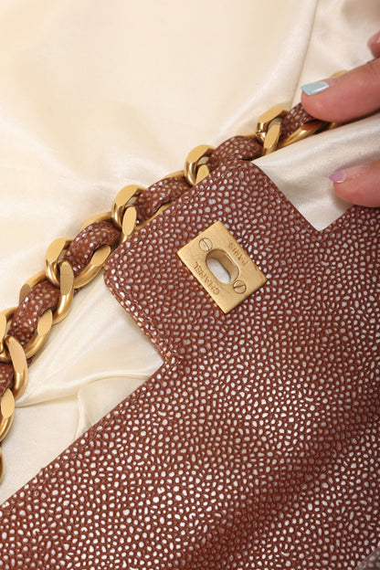 Chanel Caviar Iridescent Flap Bag