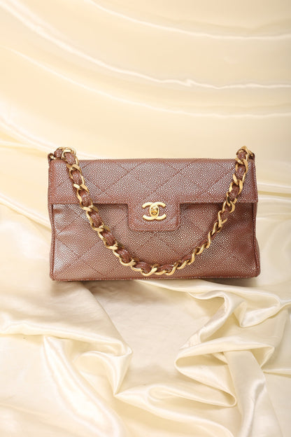 Chanel Caviar Iridescent Flap Bag