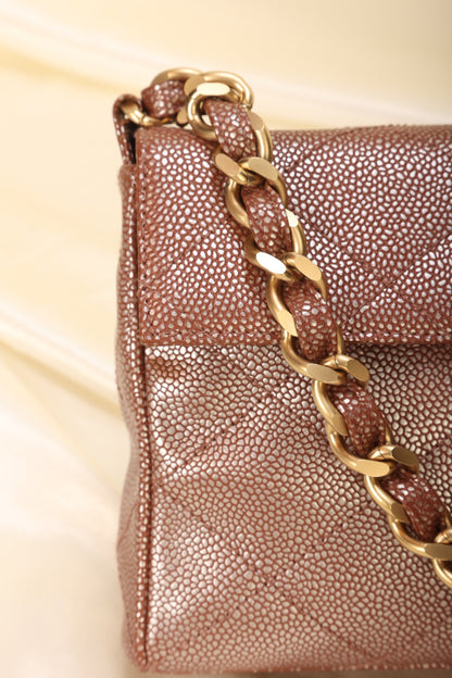 Chanel Caviar Iridescent Flap Bag