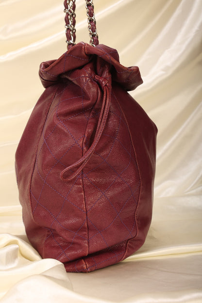 Chanel Caviar Drawstring Tote