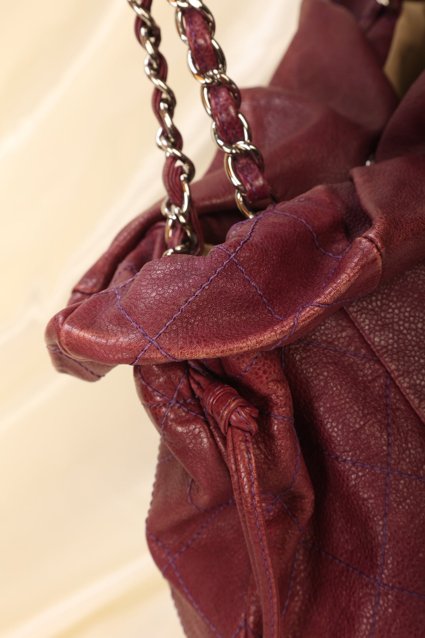 Chanel Caviar Drawstring Tote