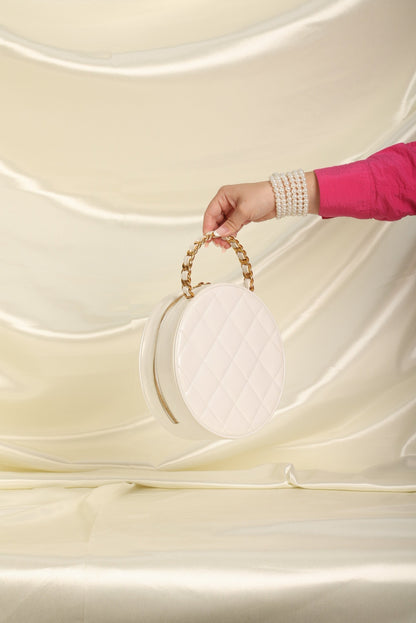 Chanel Patent Coco Circle Top Handle