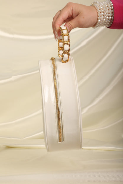 Chanel Patent Coco Circle Top Handle