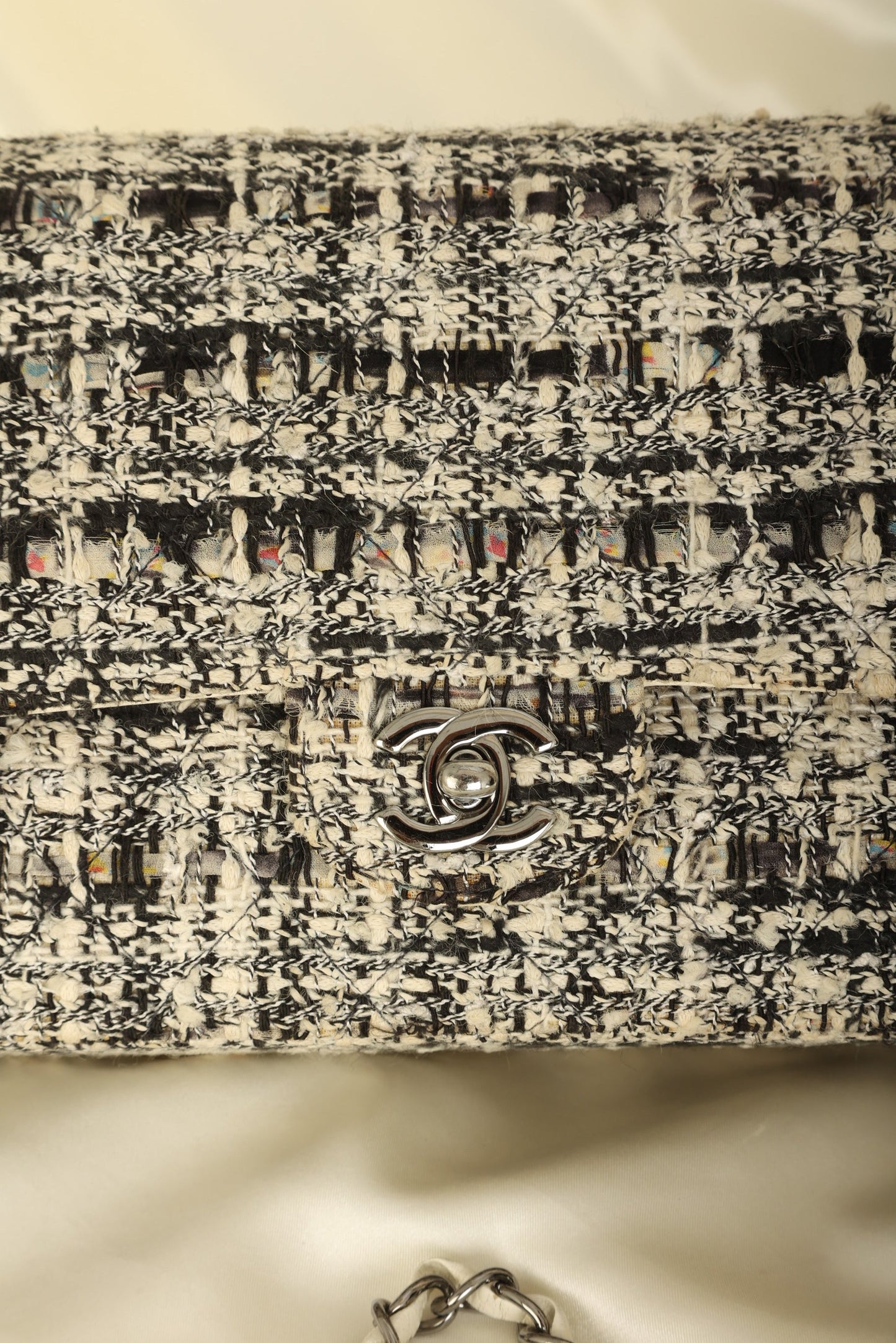 Chanel 2003 Tweed Double Flap