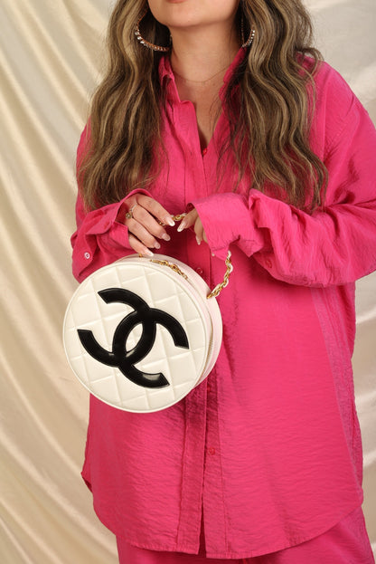 Chanel Patent Coco Circle Top Handle