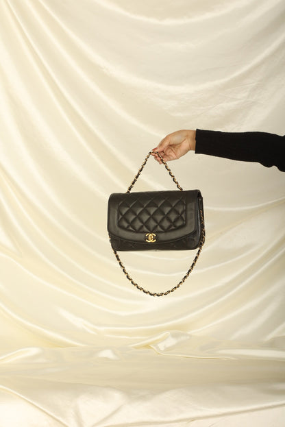 Chanel 1994 Lambskin Medium Diana