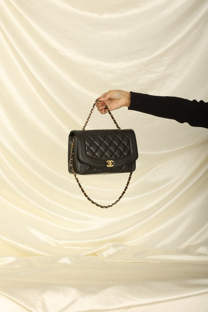 Chanel 1994 Lambskin Medium Diana