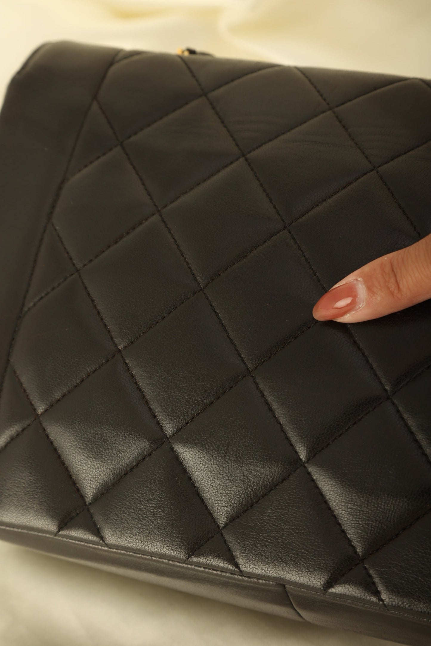 Chanel 1994 Lambskin Medium Diana