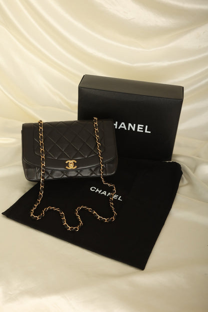 Chanel 1994 Lambskin Medium Diana