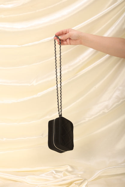 Chanel Satin Mini Box Bracelet Bag