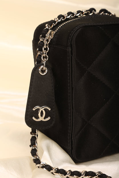 Chanel Satin Mini Box Bracelet Bag