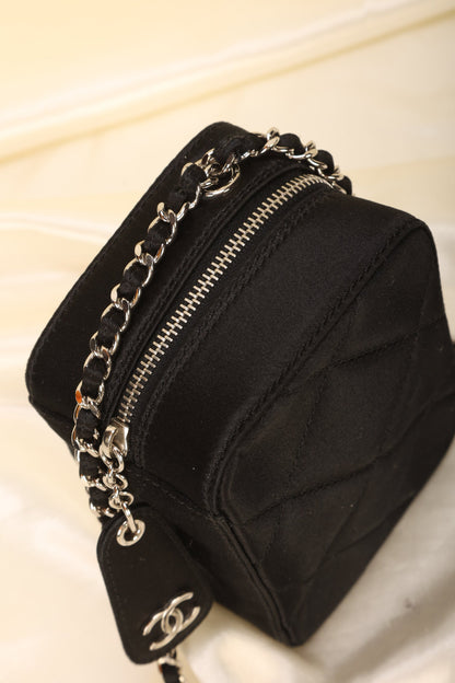 Chanel Satin Mini Box Bracelet Bag