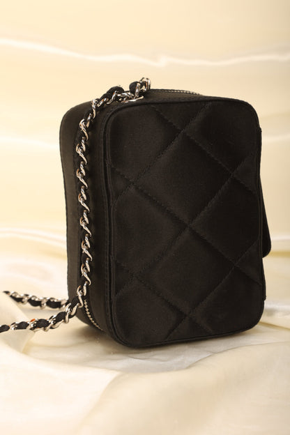 Chanel Satin Mini Box Bracelet Bag