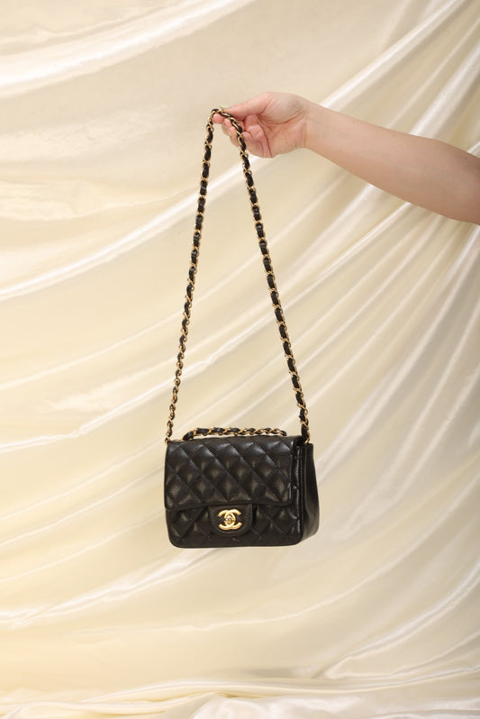 Chanel Caviar Mini Square Flap