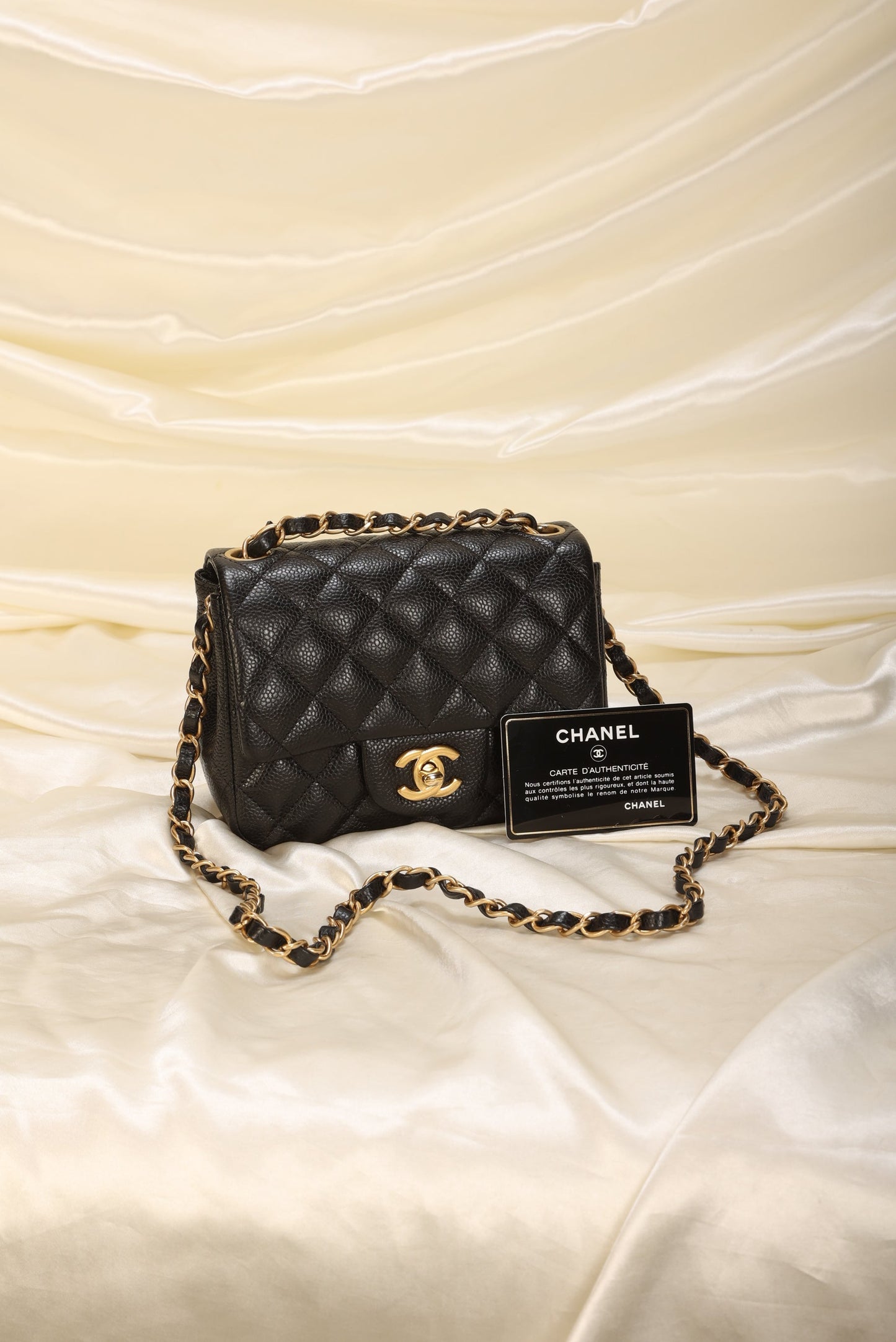Chanel Caviar Mini Square Flap