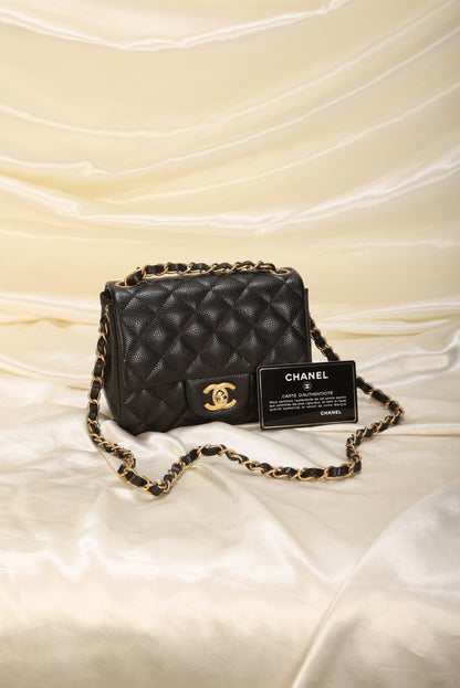 Chanel Caviar Mini Square Flap
