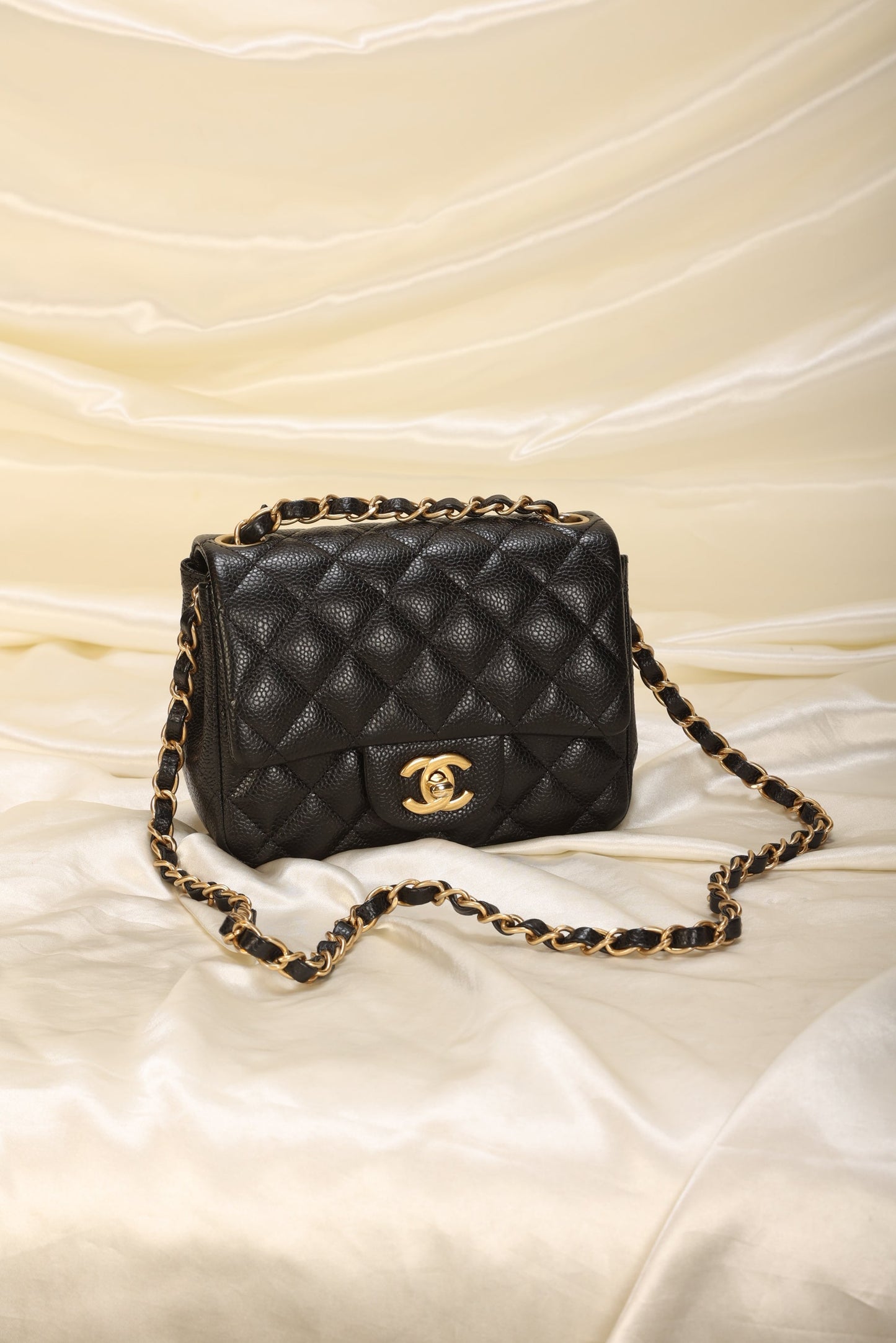 Chanel Caviar Mini Square Flap