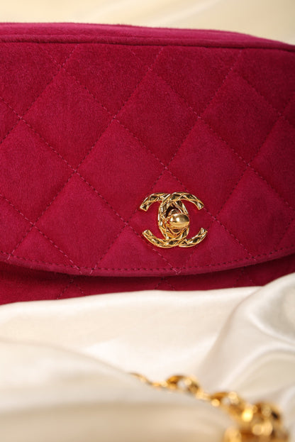 Chanel Suede Bijoux Chain Camera Bag