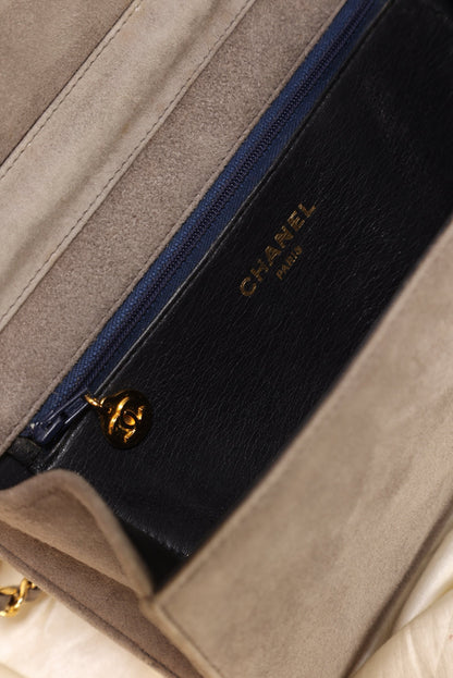 Extremely Rare Chanel Suede Full Flap