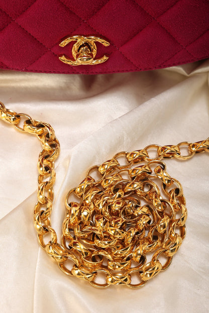 Chanel Suede Bijoux Chain Camera Bag