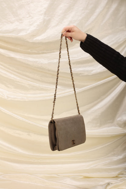 Extremely Rare Chanel Suede Full Flap