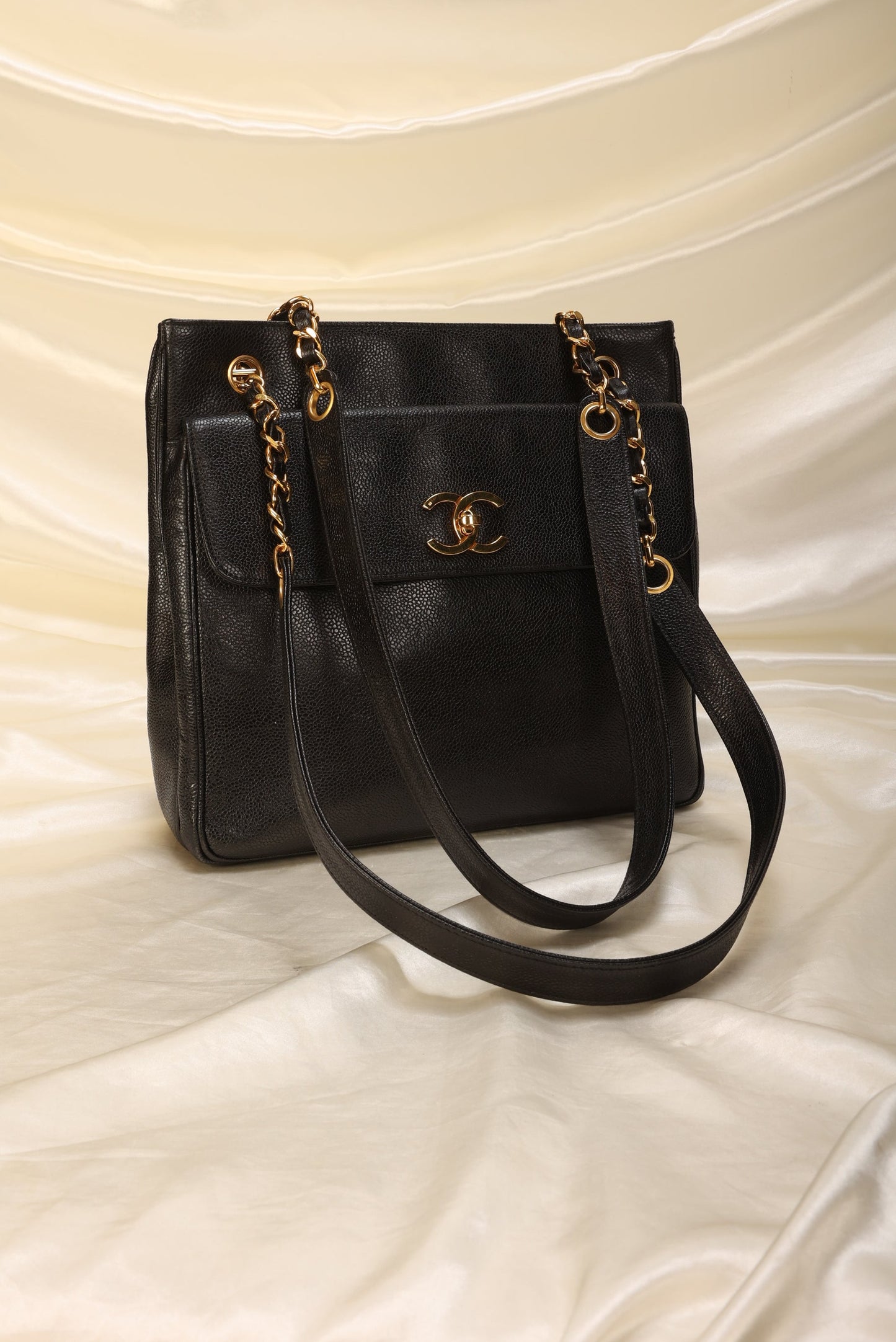 Chanel Caviar Double-Sided Tote