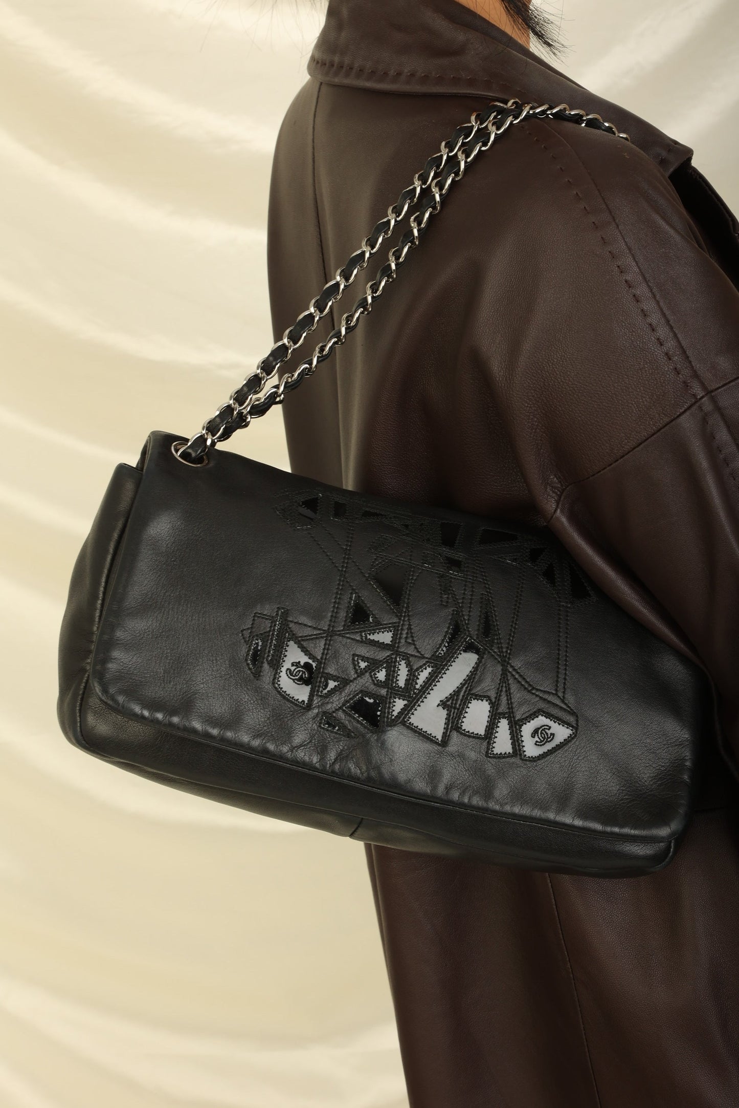 Chanel 2008 Lambskin Coco Mark Flap