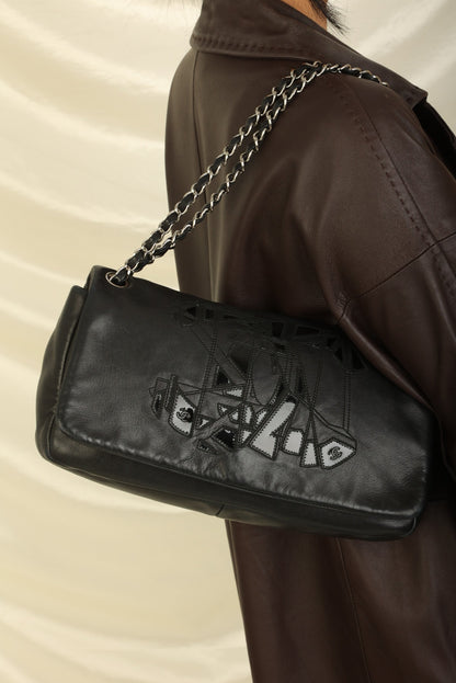 Chanel 2008 Lambskin Coco Mark Flap