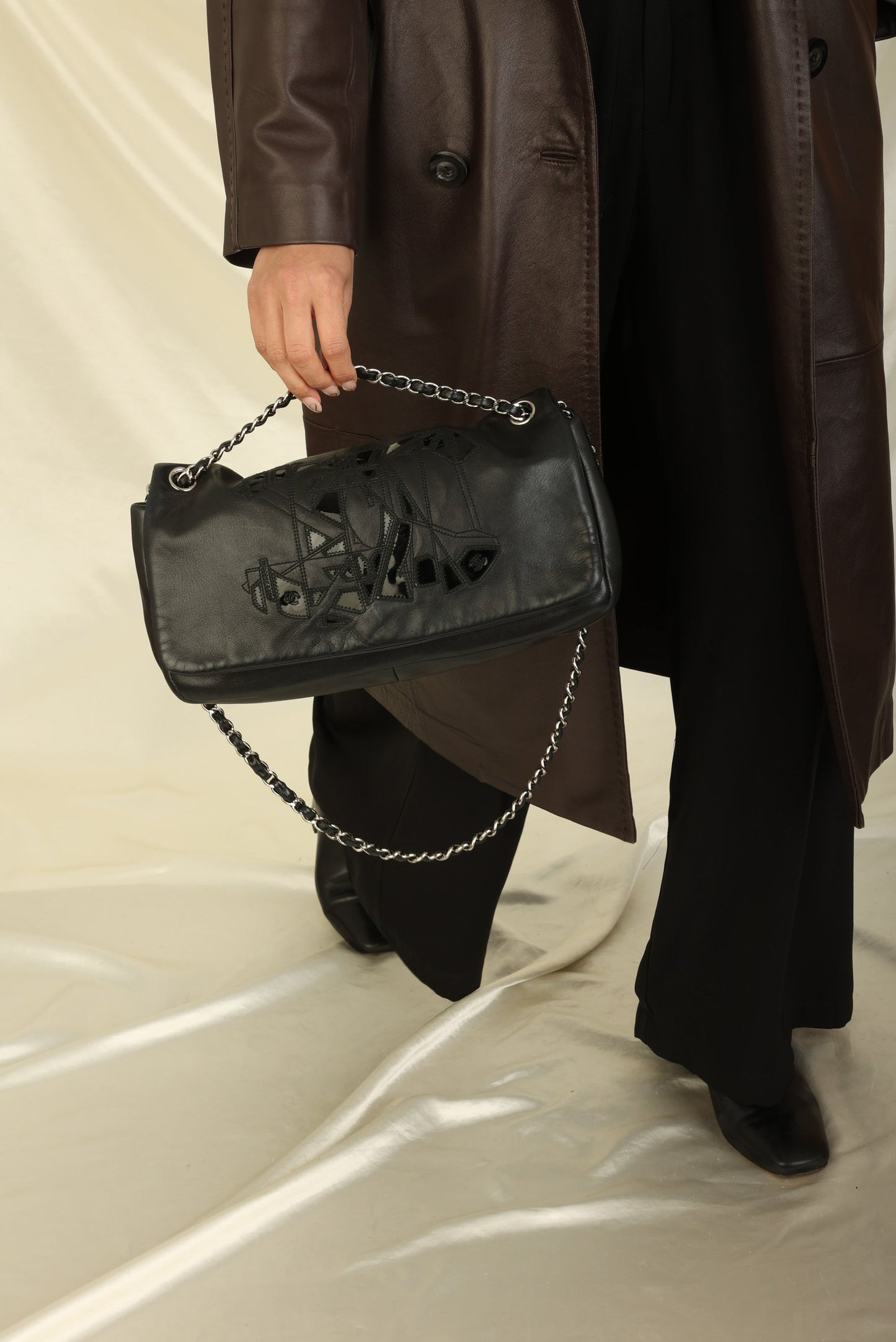 Chanel 2008 Lambskin Coco Mark Flap