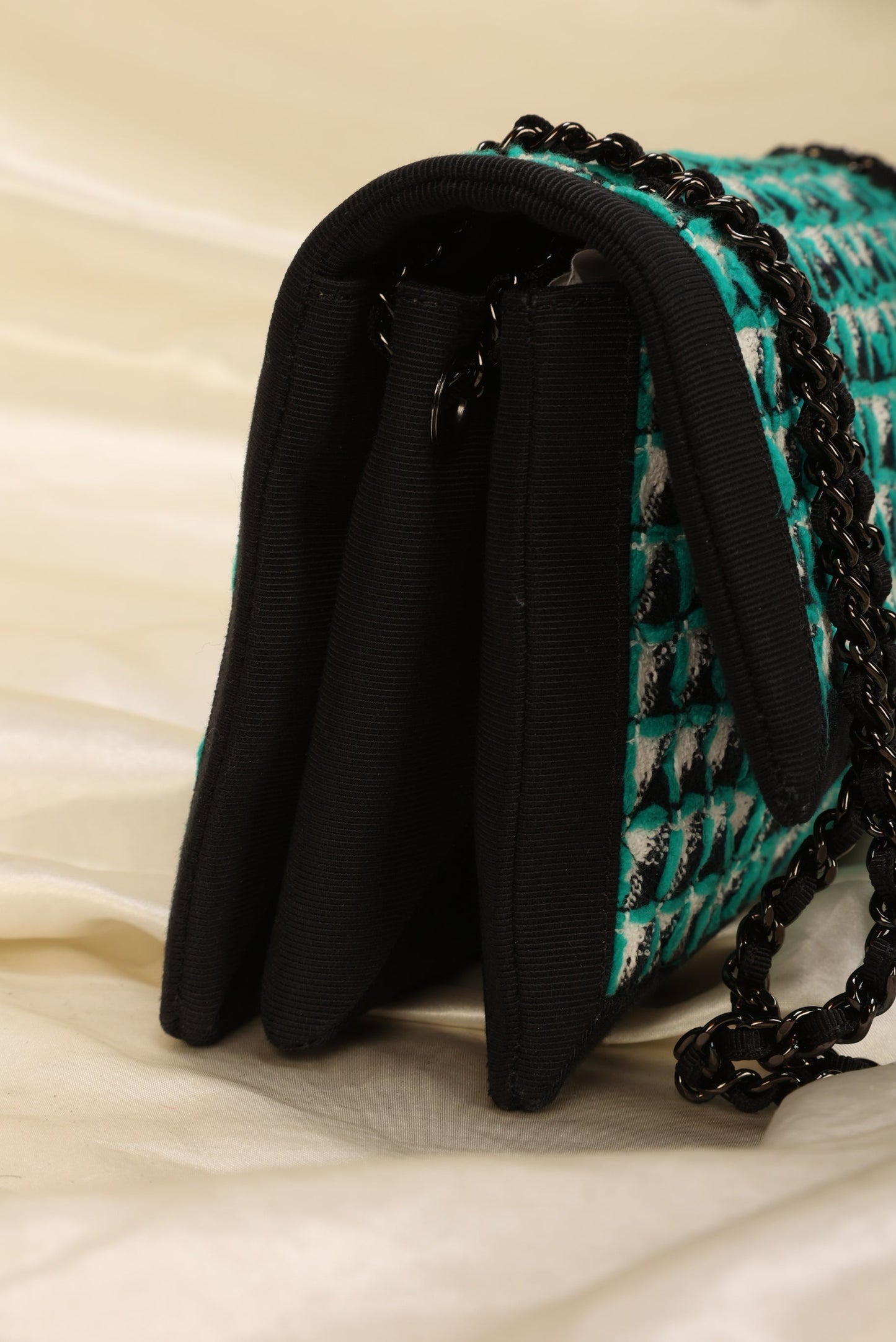 Extremely Rare Chanel Quilted Tweed Flap Bag