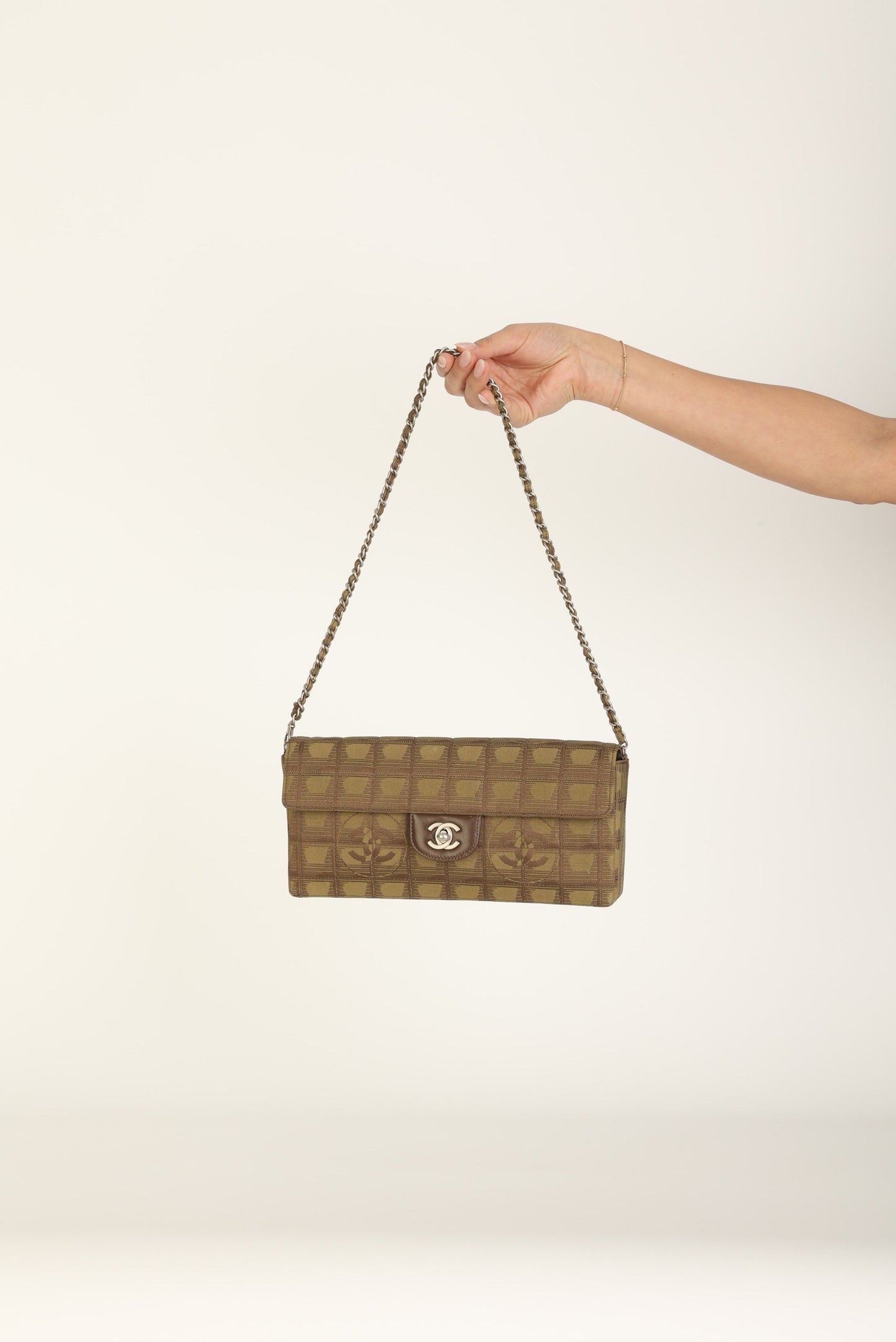 Chanel 2002 Nylon Chocolate Bar East West