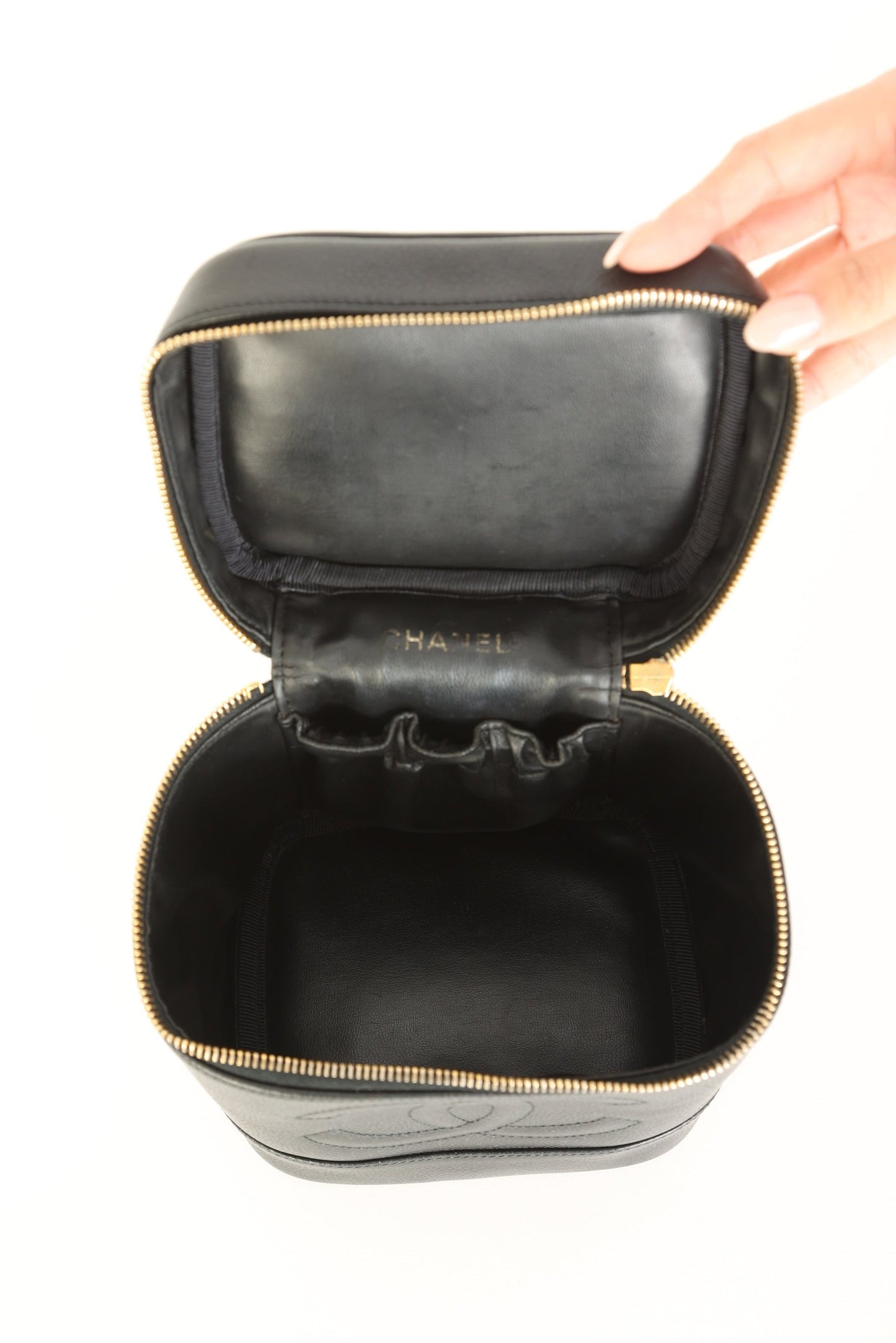 Chanel Caviar Mini Vanity Bag