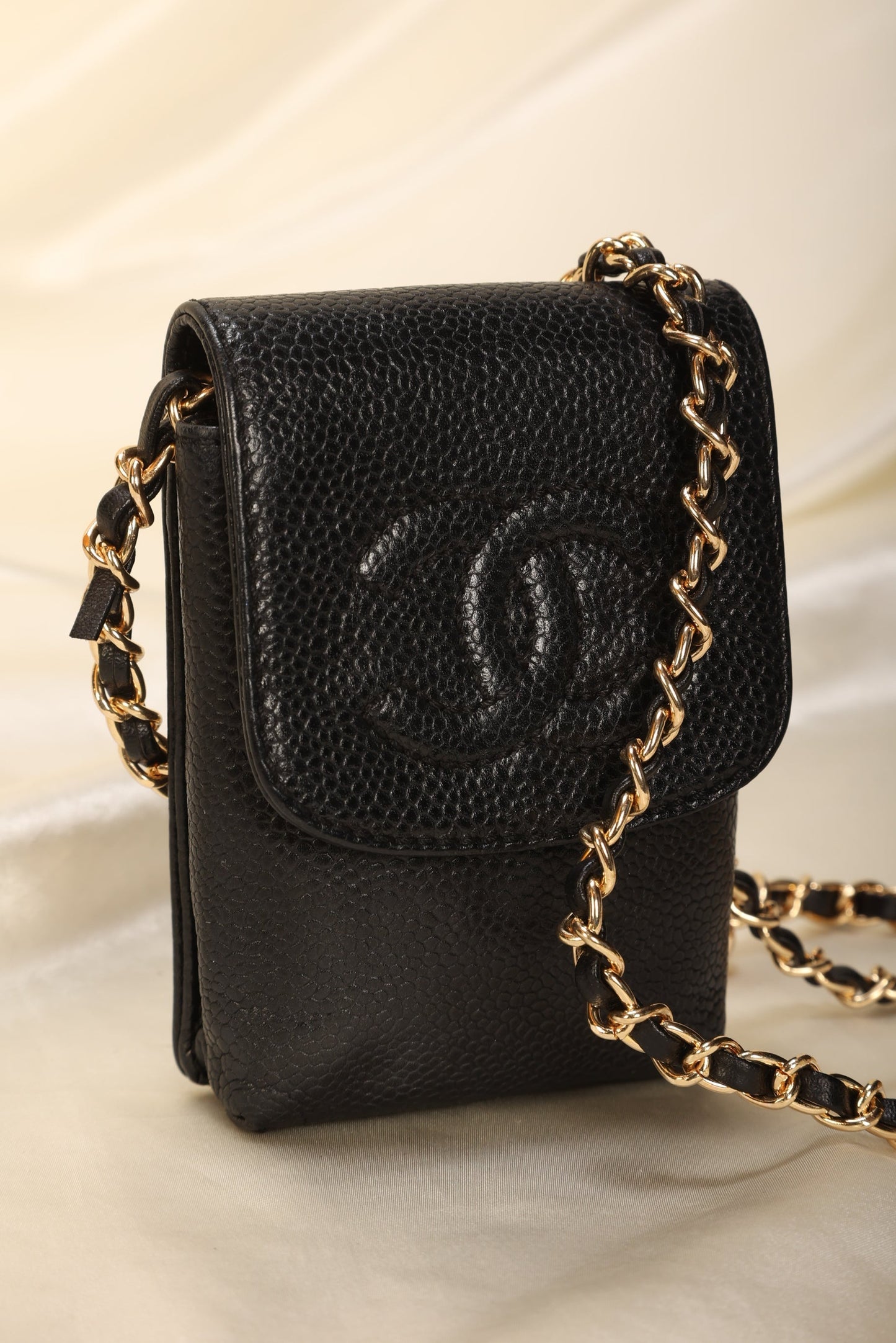 Chanel Caviar Micro Pouch Bag