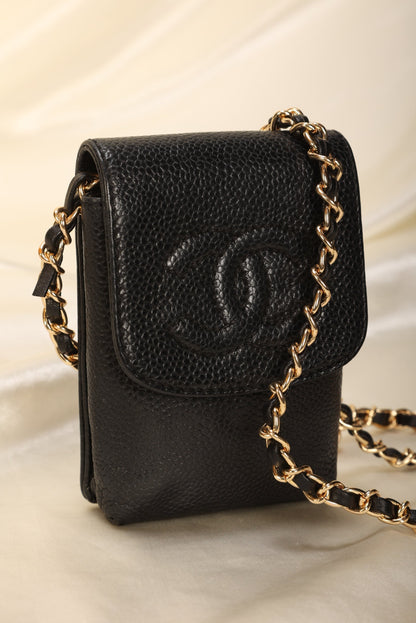 Chanel Caviar Micro Pouch Bag