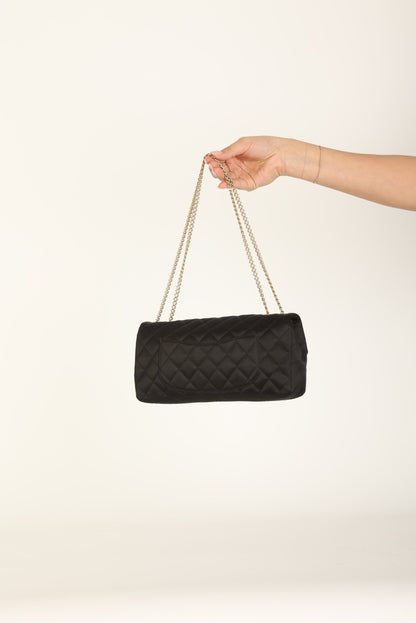 Extremely Rare Chanel 2008 Satin Gemstone East West