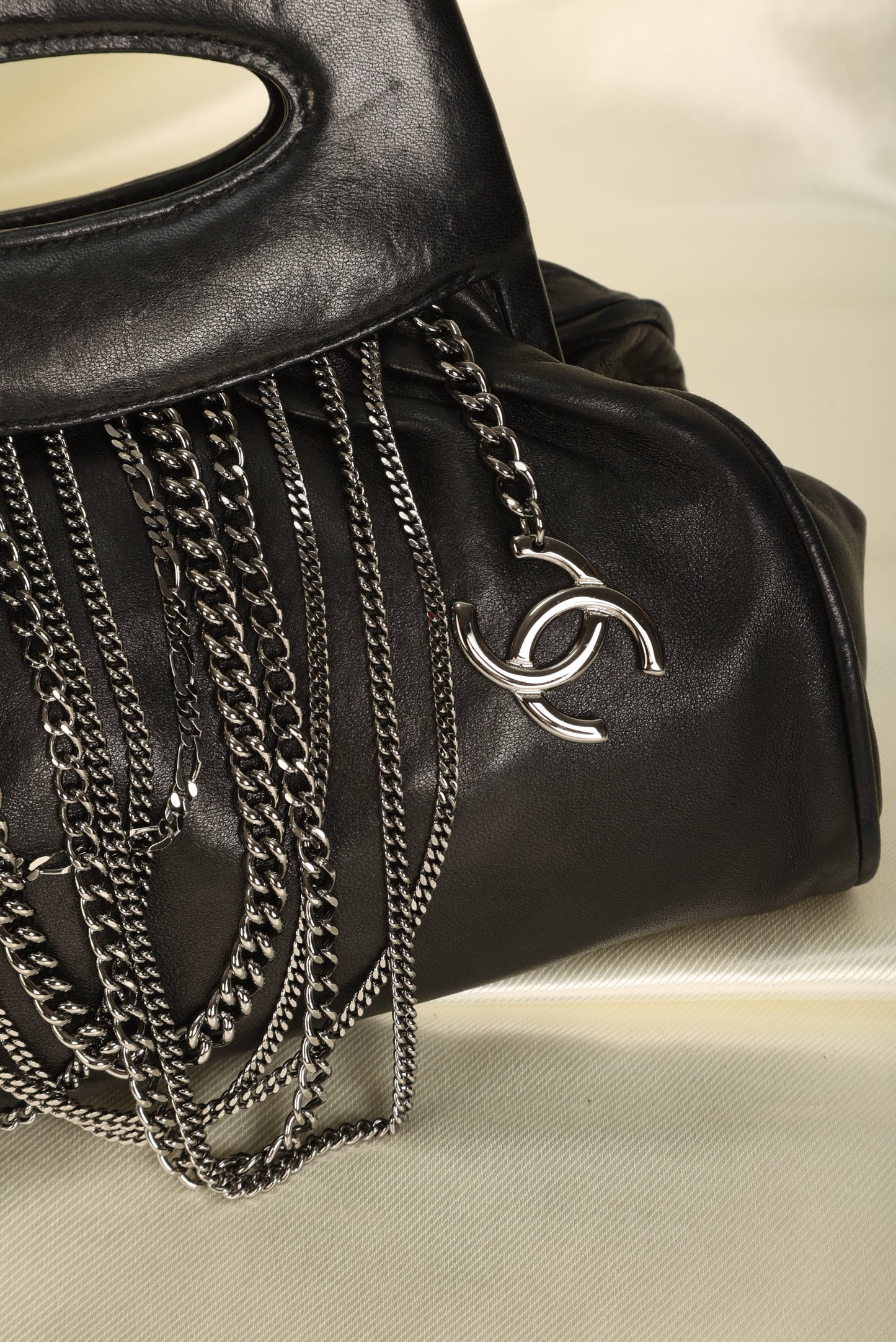 Extremely Rare Chanel Chain Handle Bag
