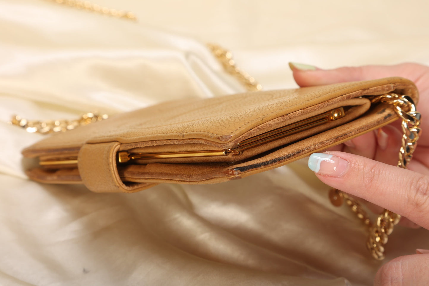 Chanel Caviar Timeless Wallet on Chain