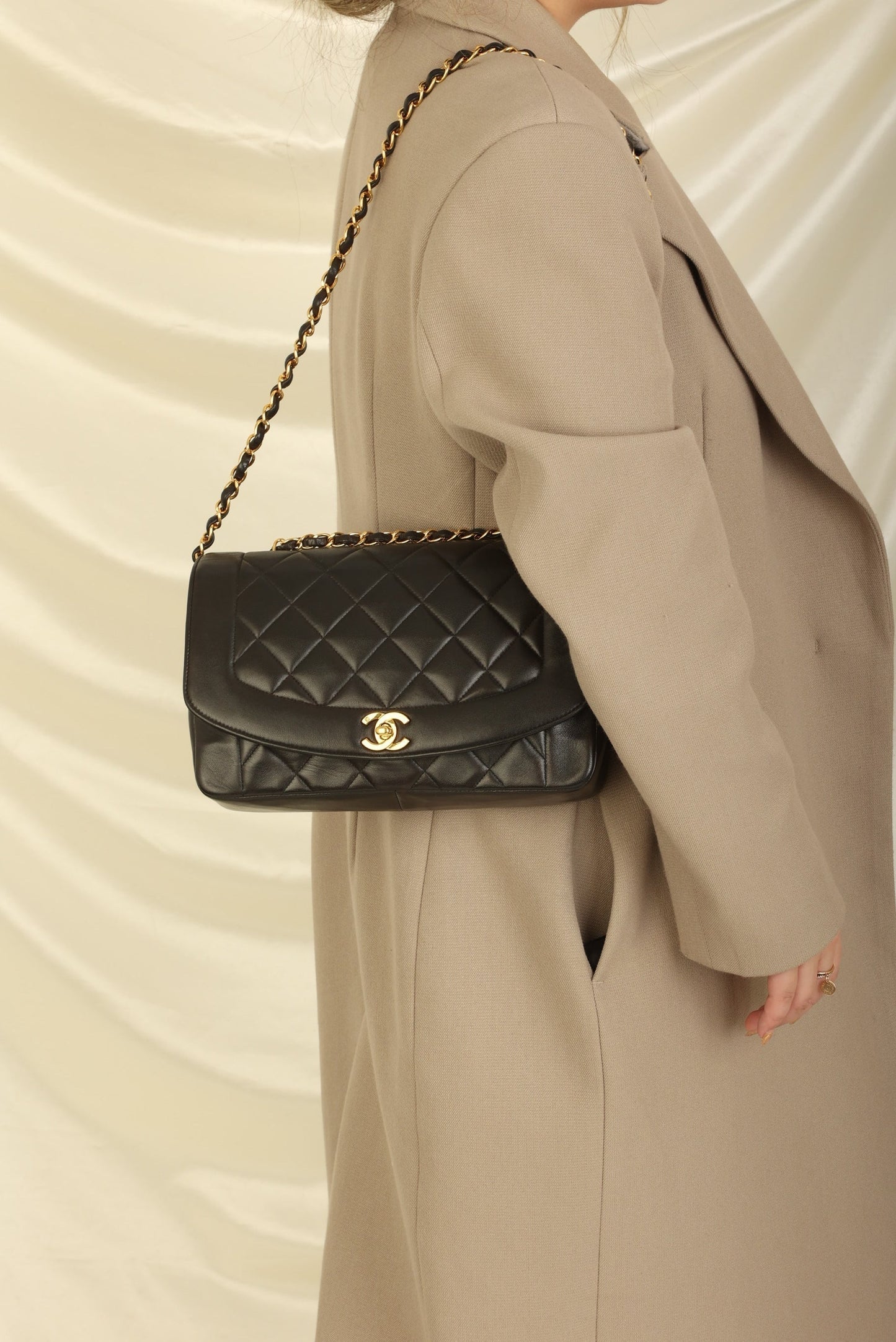 Chanel 1994 Lambskin Medium Diana